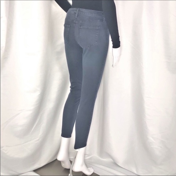 L’Agence Blue Ash Margot High Rise Skinny Crop Sz25 Zip Fly Button Close 5Pocket - Picture 7 of 16
